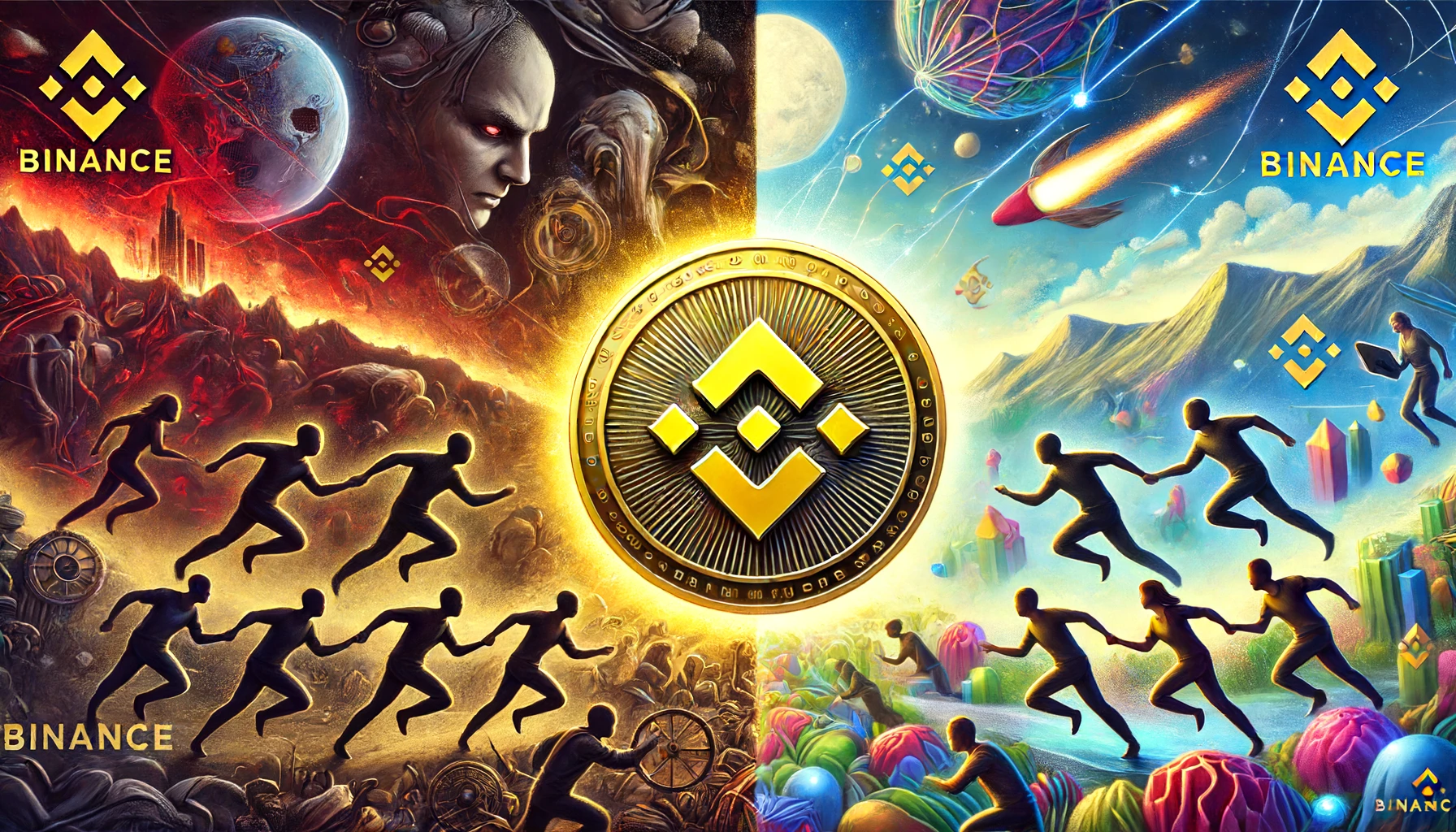 Binance Coin (BNB) - Sibling and Rival Side by Side
